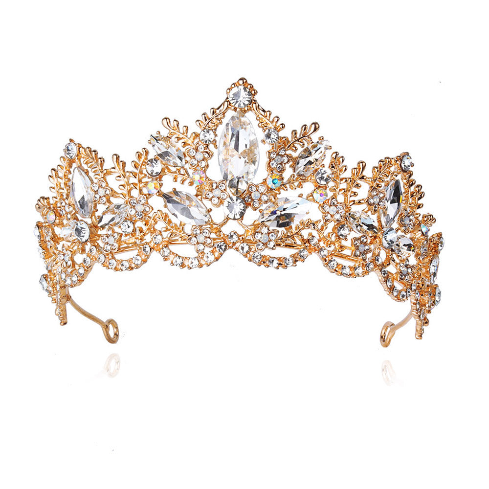 Ladies Glamorous Tiara with Sparkling Crystal Decorations Stornfield