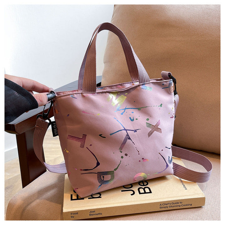 WoArtistic Patterned Mini Tote Bag Stornfield