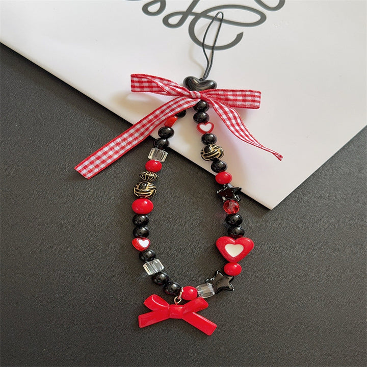 Heart-Themed Beaded Accessory Stornfield