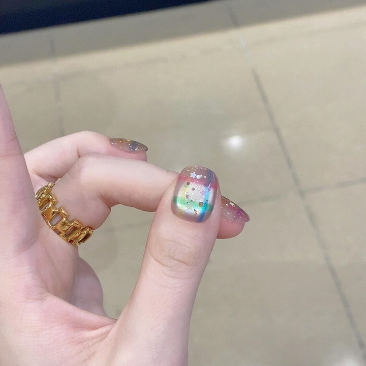 Glamorous artificial nails with multifunctional design Stornfield