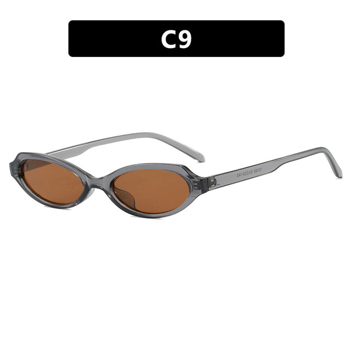 Ladies elegant sunglasses in stylish oval design Stornfield