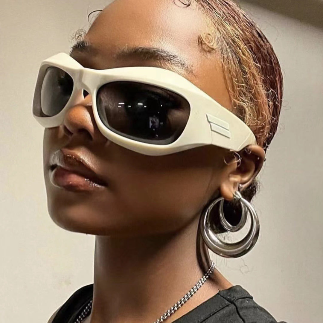 Women Retro Sunglasses in trendy Shield design Stornfield