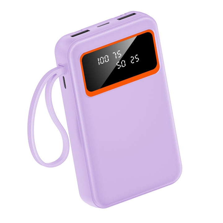 Portable power bank with digital LED display and fast charging function Stornfield