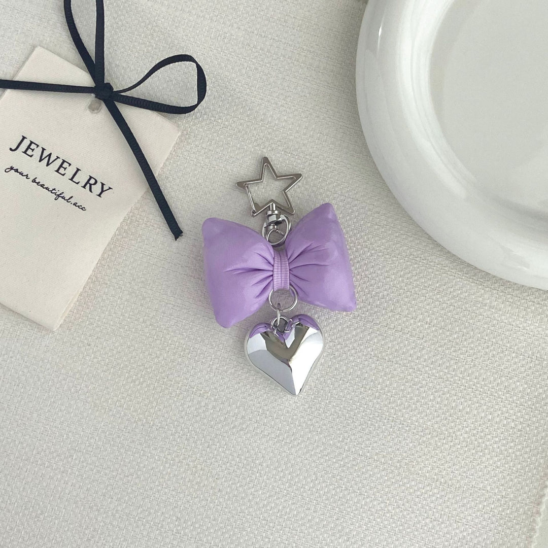 Bow-Shaped Charm Keychain Stornfield