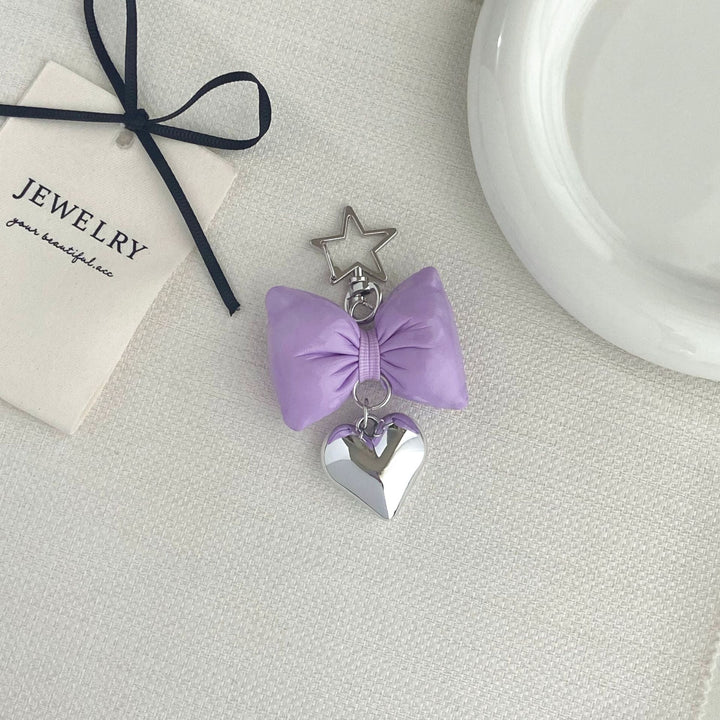 Bow-Shaped Charm Keychain Stornfield