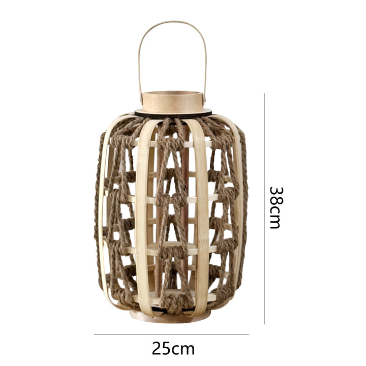 Decorative Rattan Lantern Stornfield
