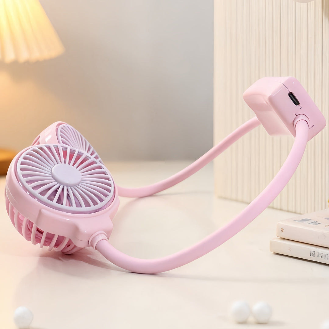 Women Portable Neck Fan with Flexible Design Stornfield