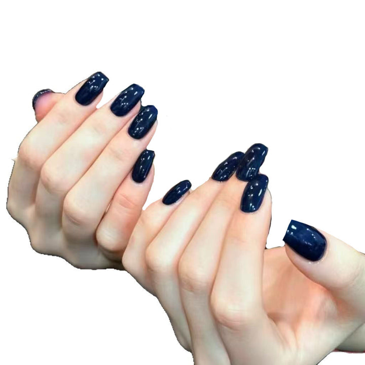 Stylish Glossy Long Press-On Nail Set Stornfield