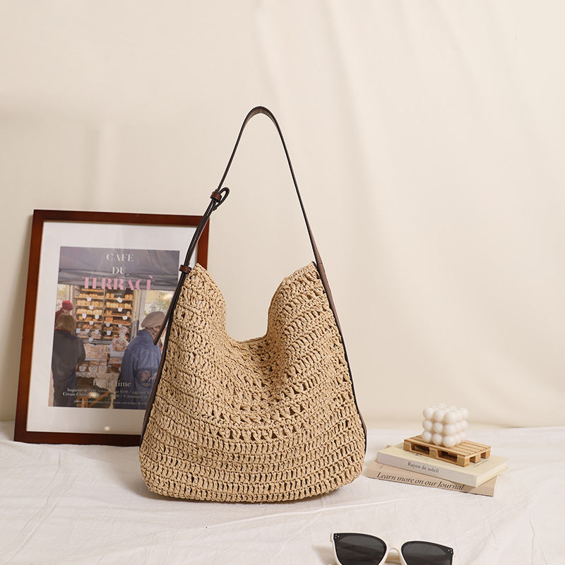 Handmade Shoulder Bag in Modern Natural Design Stornfield