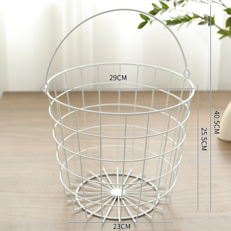 Unisex wire basket with ergonomic carrying lid Stornfield