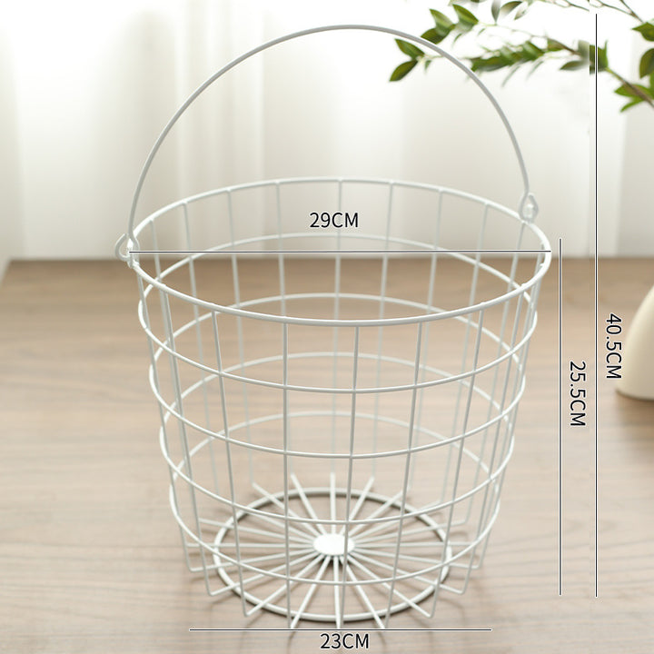 Unisex wire basket with ergonomic carrying lid Stornfield