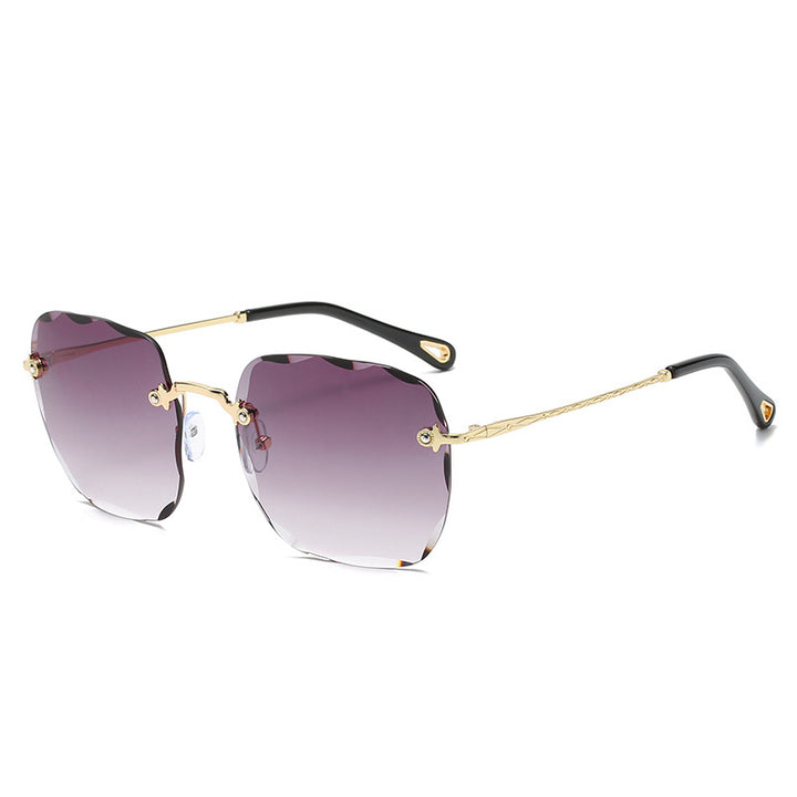 Women's stylish wing sunglasses with high-quality metal frame Stornfield