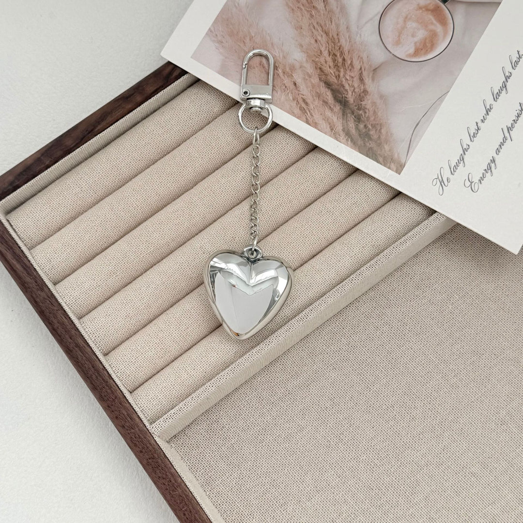 Heart-Shaped Metal Keychain Stornfield