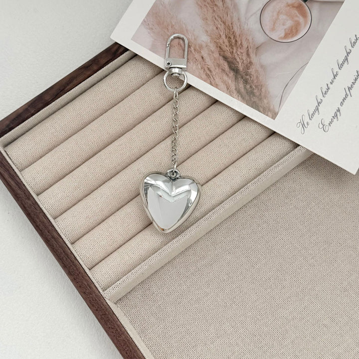 Heart-Shaped Metal Keychain Stornfield