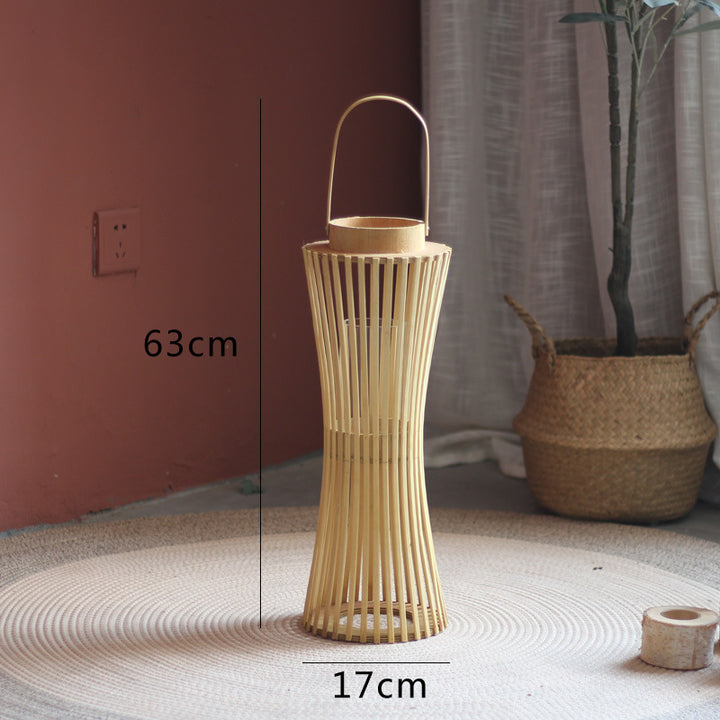 Modern lantern with braided design Stornfield