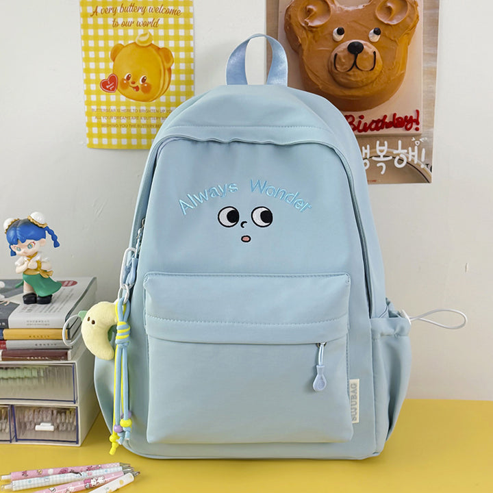 Playful Illustrated Character Backpack Stornfield