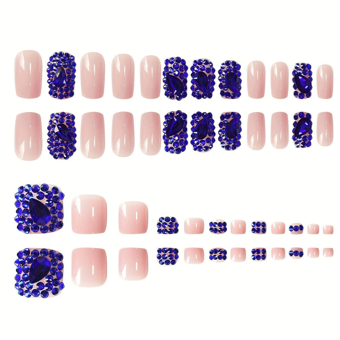 Glamorous Rhinestone Nail Art Stornfield
