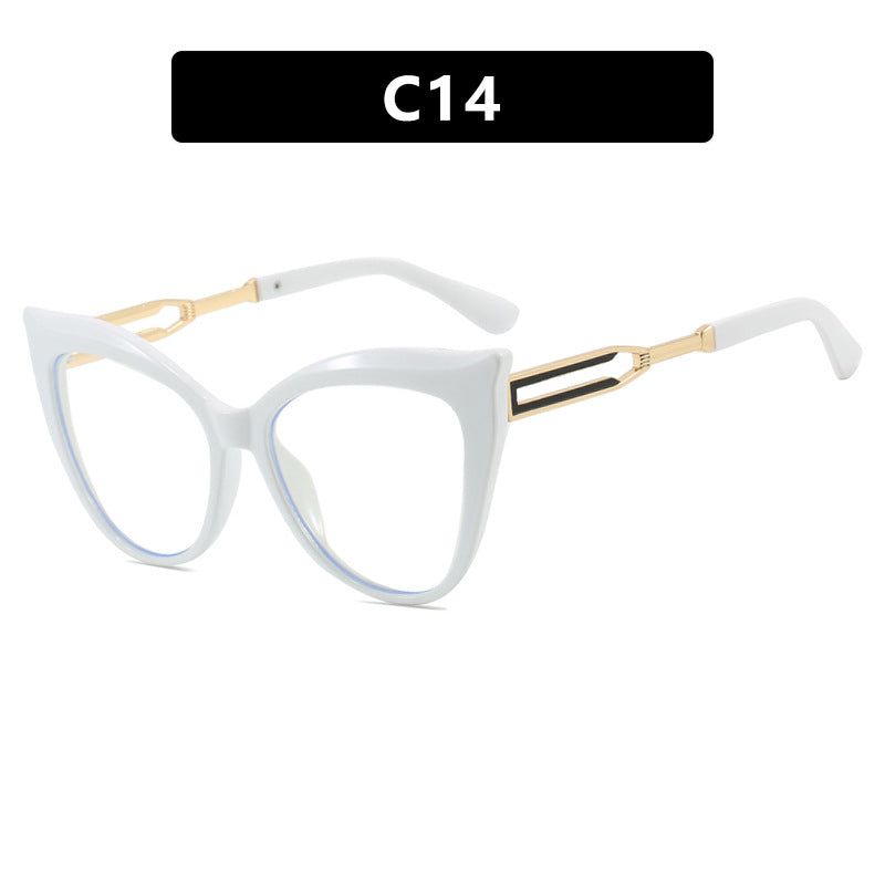 Ladies cat-eye glasses with elegant metal frame Stornfield