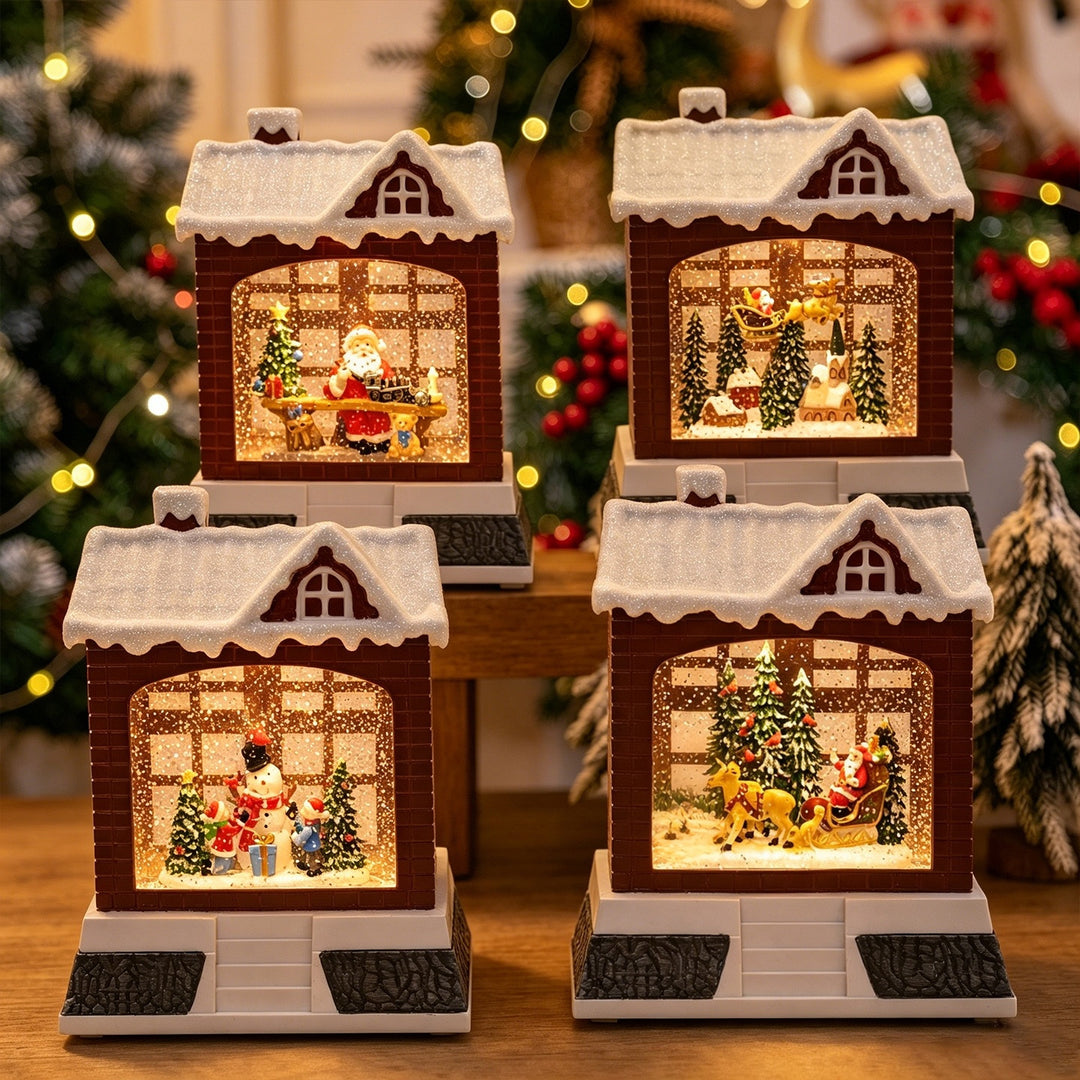 Decorative Christmas lantern with lights Stornfield