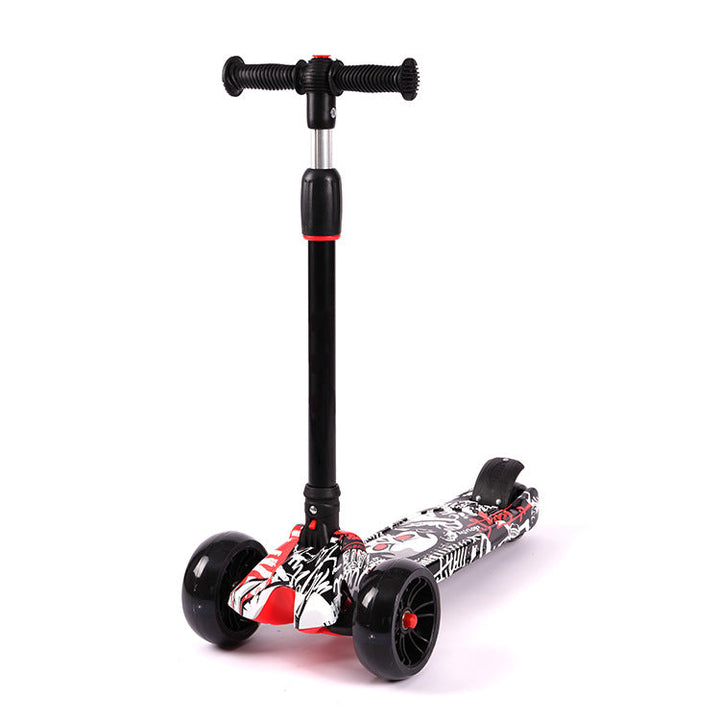 Colorful Graphic Kick Scooter Stornfield