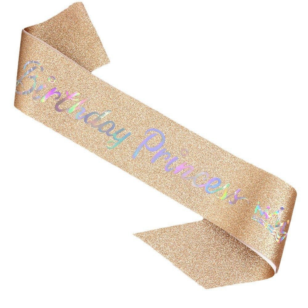 Women's Glittering Birthday Sash Stornfield