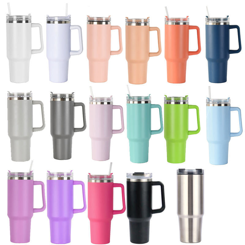 Women High-Quality Thermo Mug with Practical Carrying Handle and Integrated Straw Stornfield