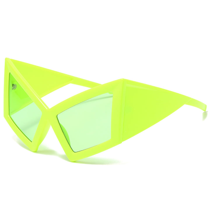Futuristic Geometric Shield Sunglasses Stornfield