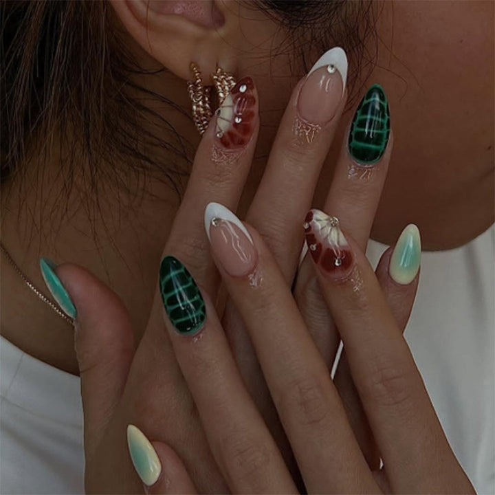 Nail art set with elegant patterns and creative designs Stornfield