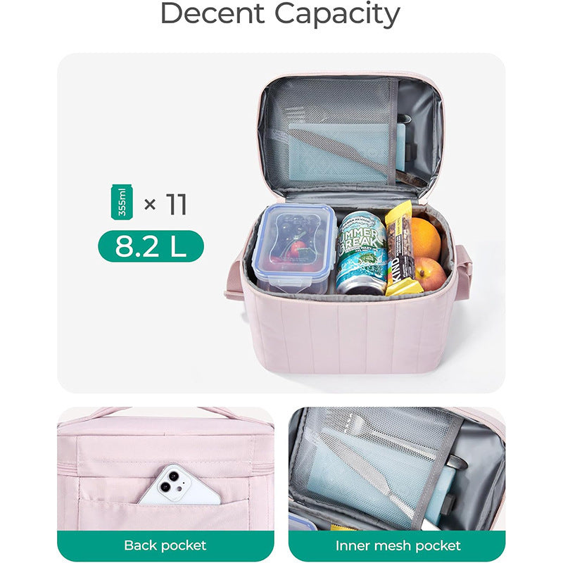 Insulated lunch and cooler bag with durable carrying handle Stornfield