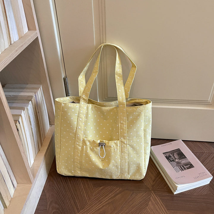 Versatile Polka Dot Tote Bag
