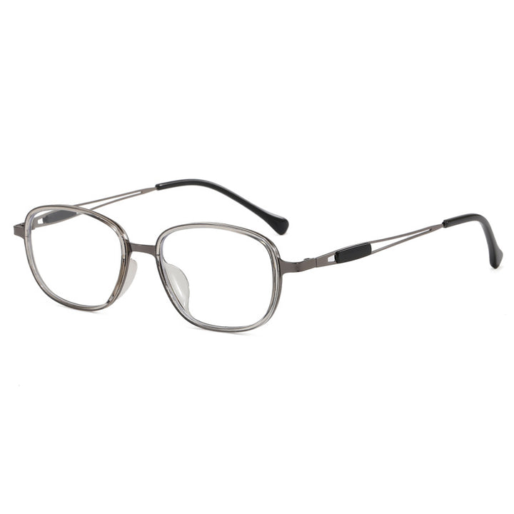 Fashionable sunglasses with square frame and slim metal frame Stornfield