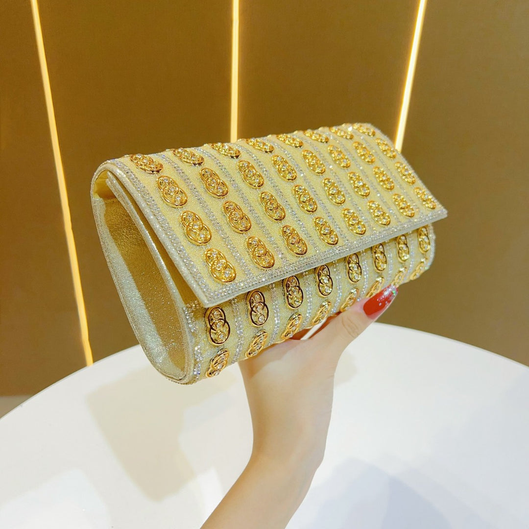 Decorative Rhinestone Clutch