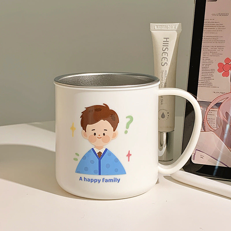 Ceramic mug with cheerful family motif Stornfield 1786635457