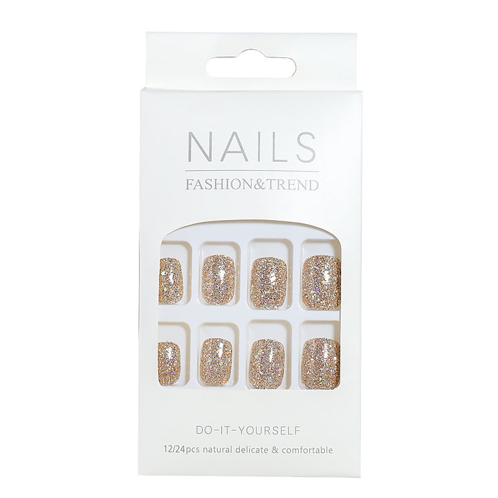 DIY Glitter Effect Press-On Nail Set Stornfield