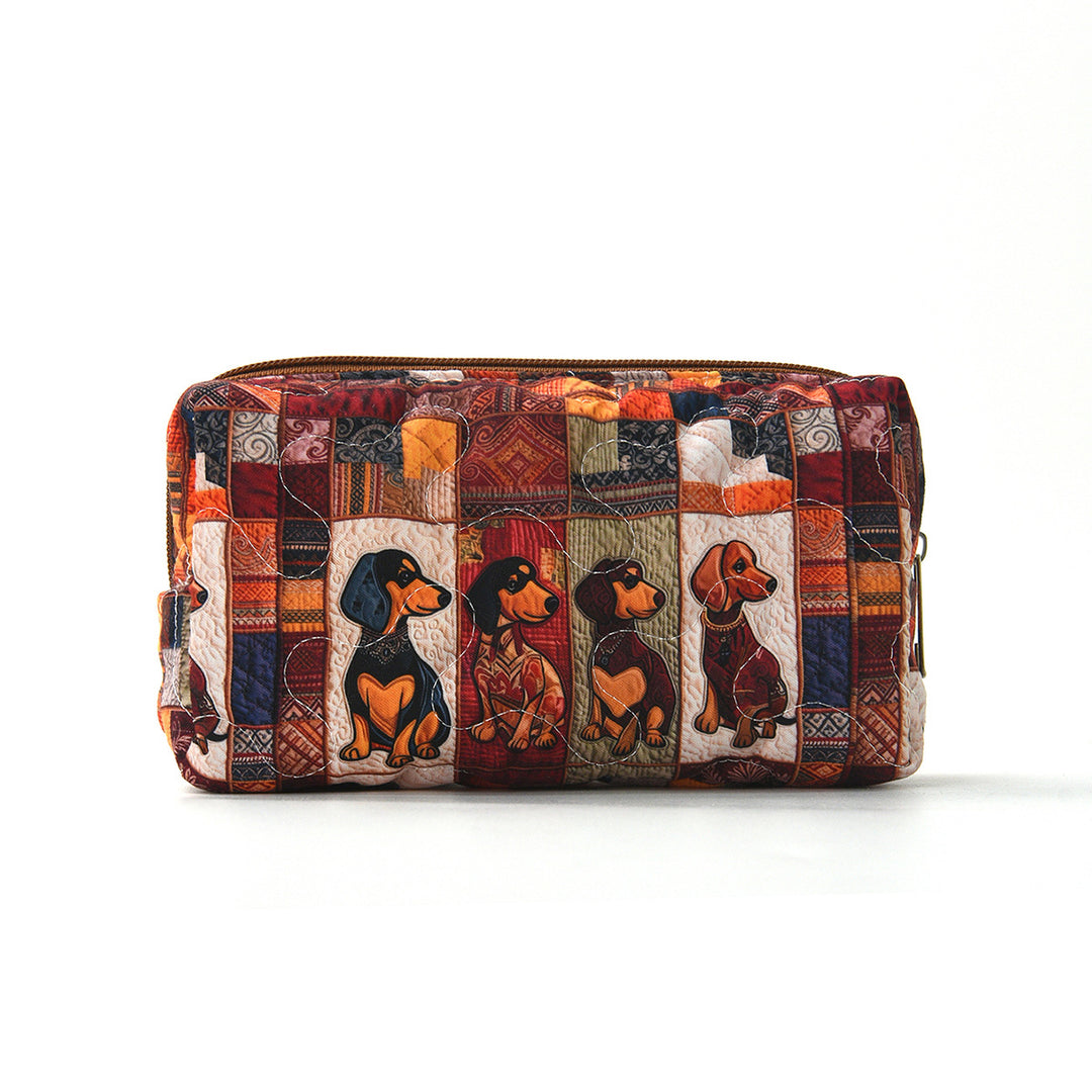 Cosmetic pouch with colorful animal design Stornfield