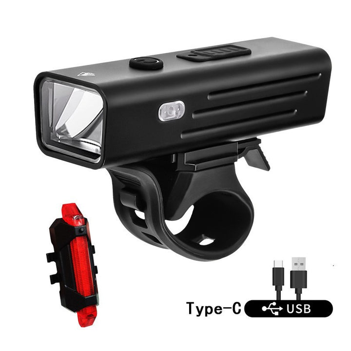 Rechargeable Bicycle Headlight and Safety Taillight Set Stornfield