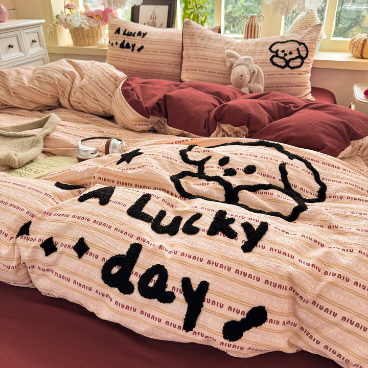 Playful Polka Dot Comforter Set