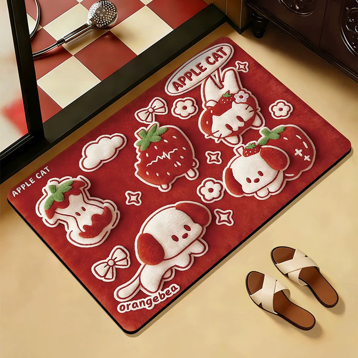 Soft Plush Bath Comfort Mat