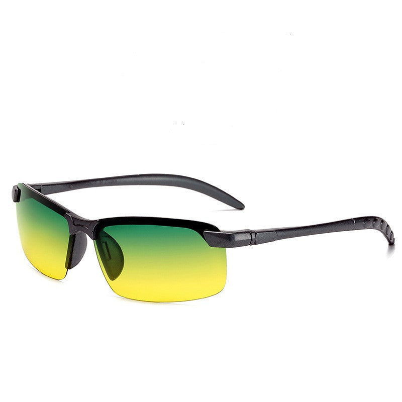 Men's sporty sunglasses with polarized lenses and flexible frame Stornfield