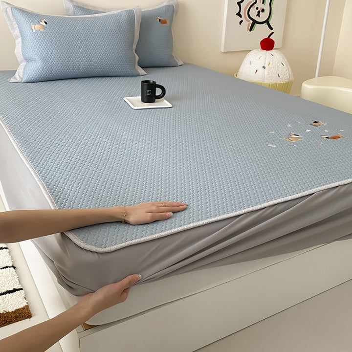 Quilted Mattress Protector Set