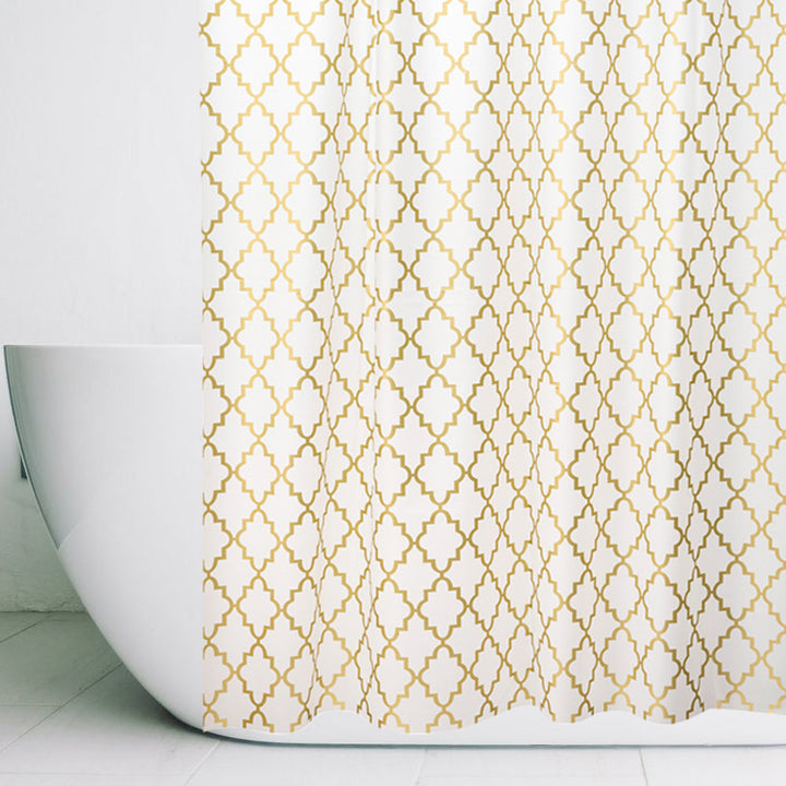 Chic Geometric Pattern Shower Curtain Stornfield