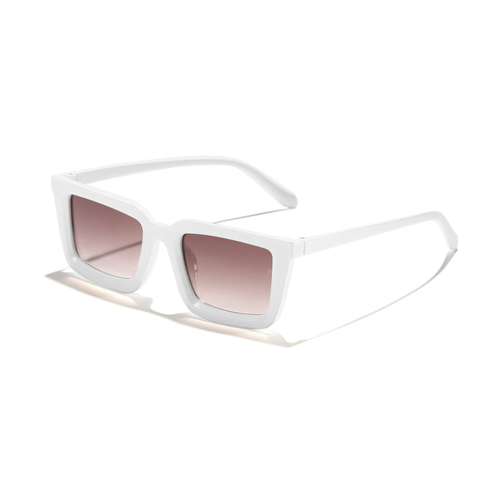 Women's modern square sunglasses with mirrored lenses Stornfield