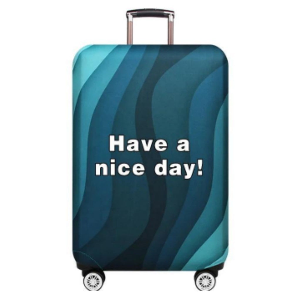 Unisex Hard Shell Luggage with Stylish Wave Pattern Stornfield
