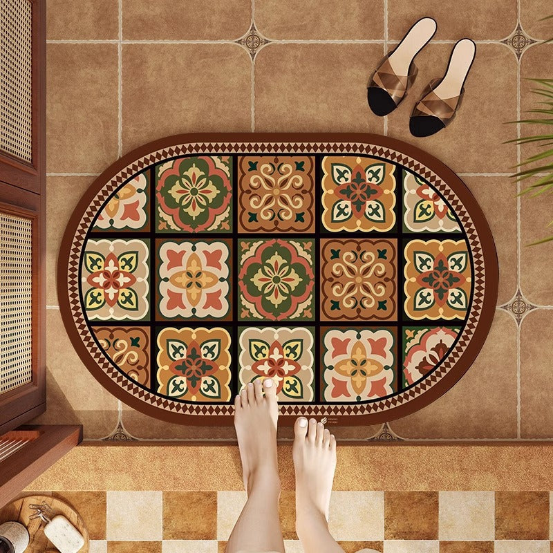 Decorative Area Bath Mat Stornfield