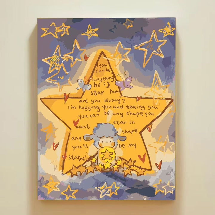 Playful Cartoon Themed Wall Art Canvas Print Stornfield