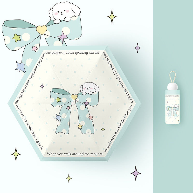 Women's Folding Umbrella with Playful Animal Design Stornfield