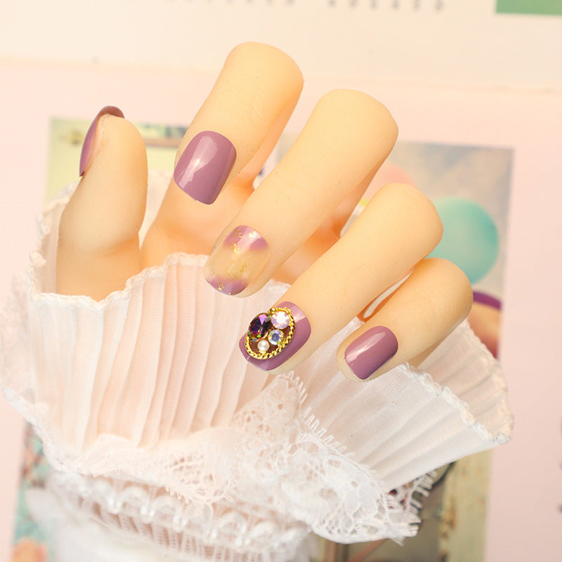Rhinestone-Embellished Press-On Nail Art Kit Stornfield