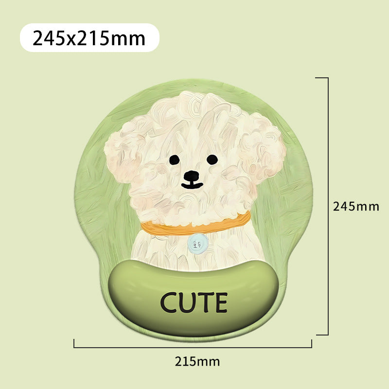 Cute Dog-Themed Desk Mat