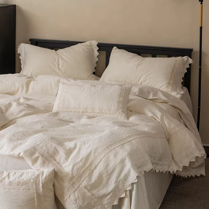 Decorative Elegant Textured Bedding Set Stornfield
