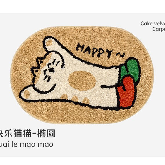 Dog-Themed Plush Area Rug